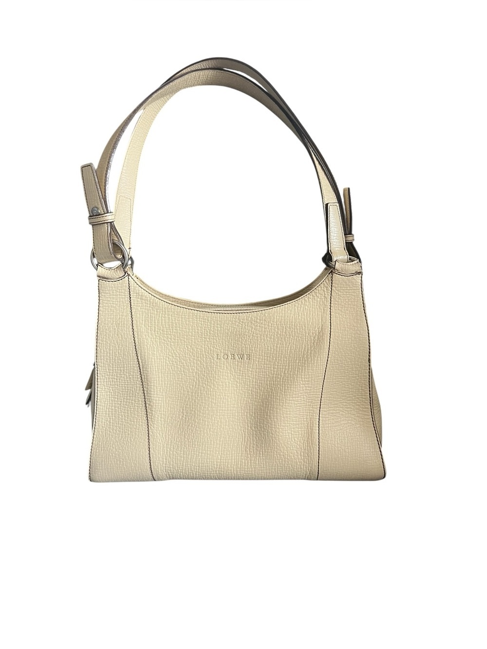 LOEWE Vintage Pebbled Leather Shoulder Bag